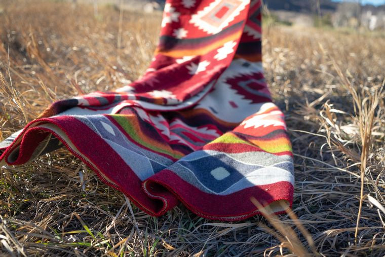 Alpaca Blanket - Red