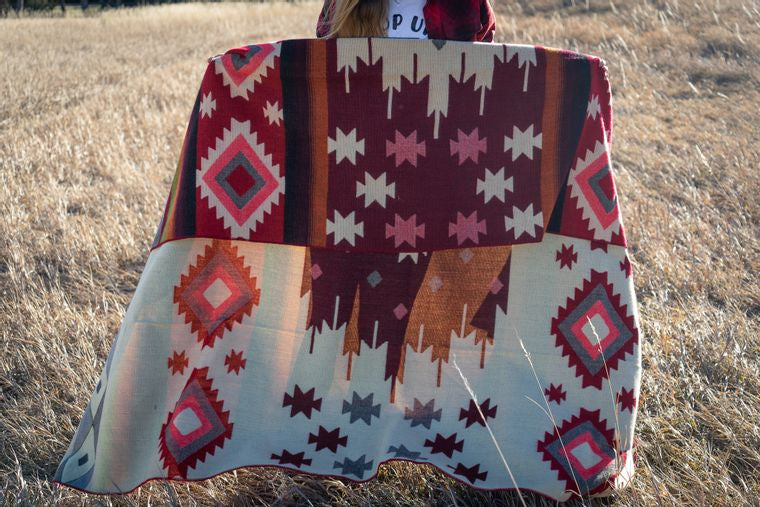 Alpaca Blanket - Red