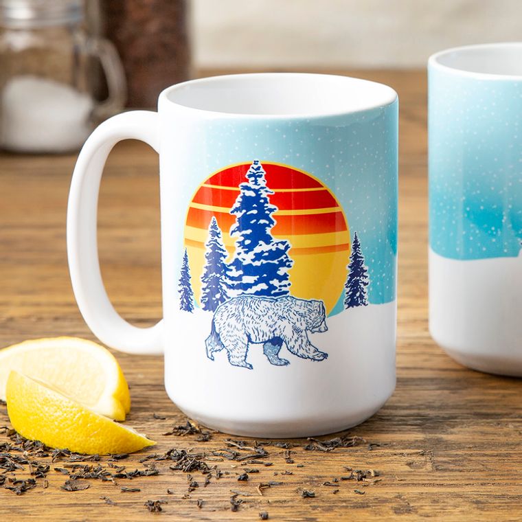 Winter Mountain Bear Cup