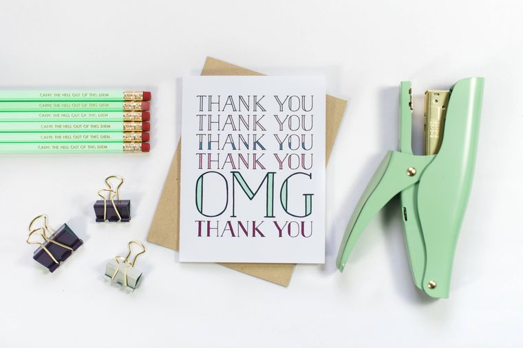 Thank You OMG Card