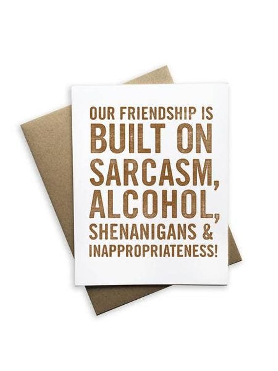 Our Friendship Is Built On