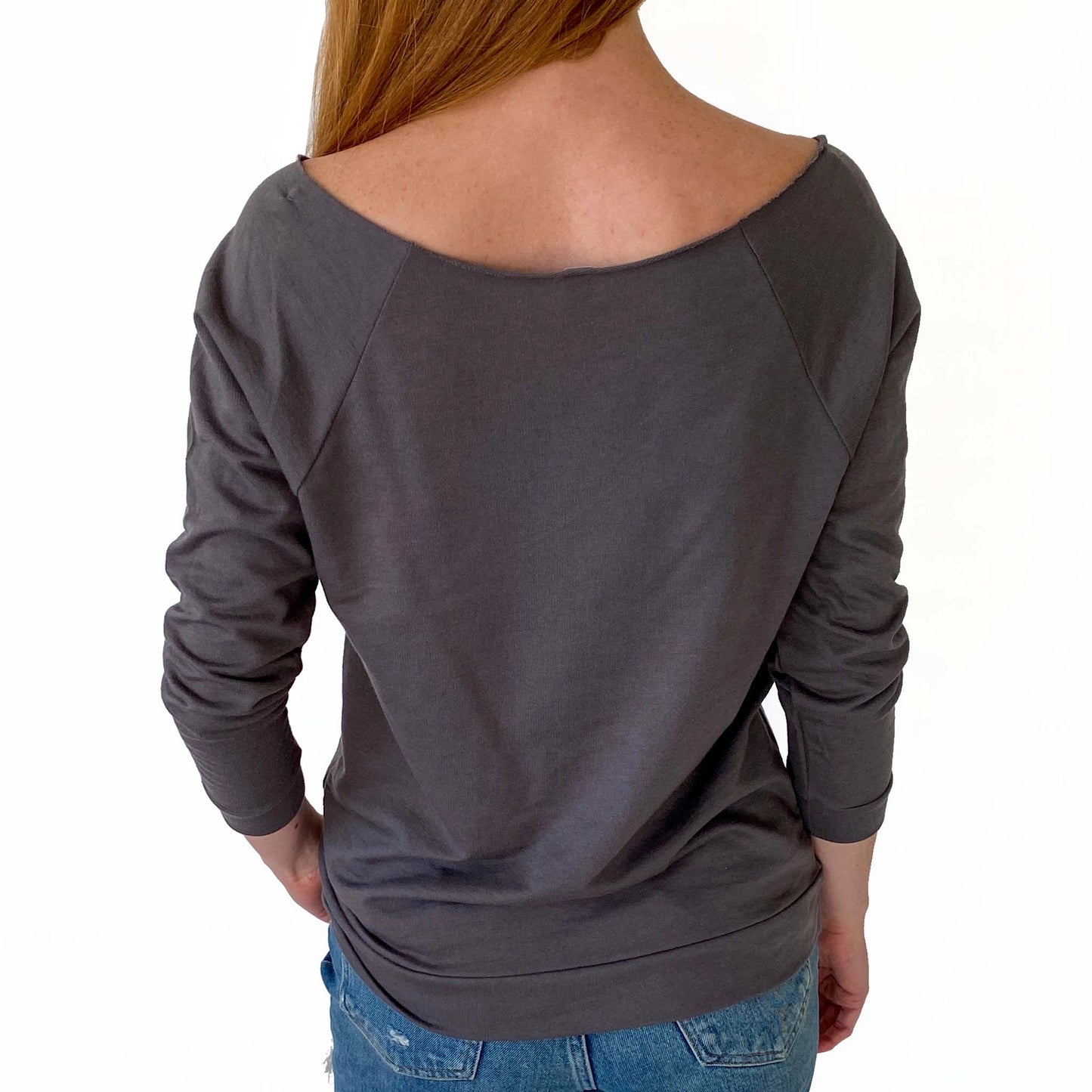 Treeline 3/4 Sleeve, Women's Shirt: Grey