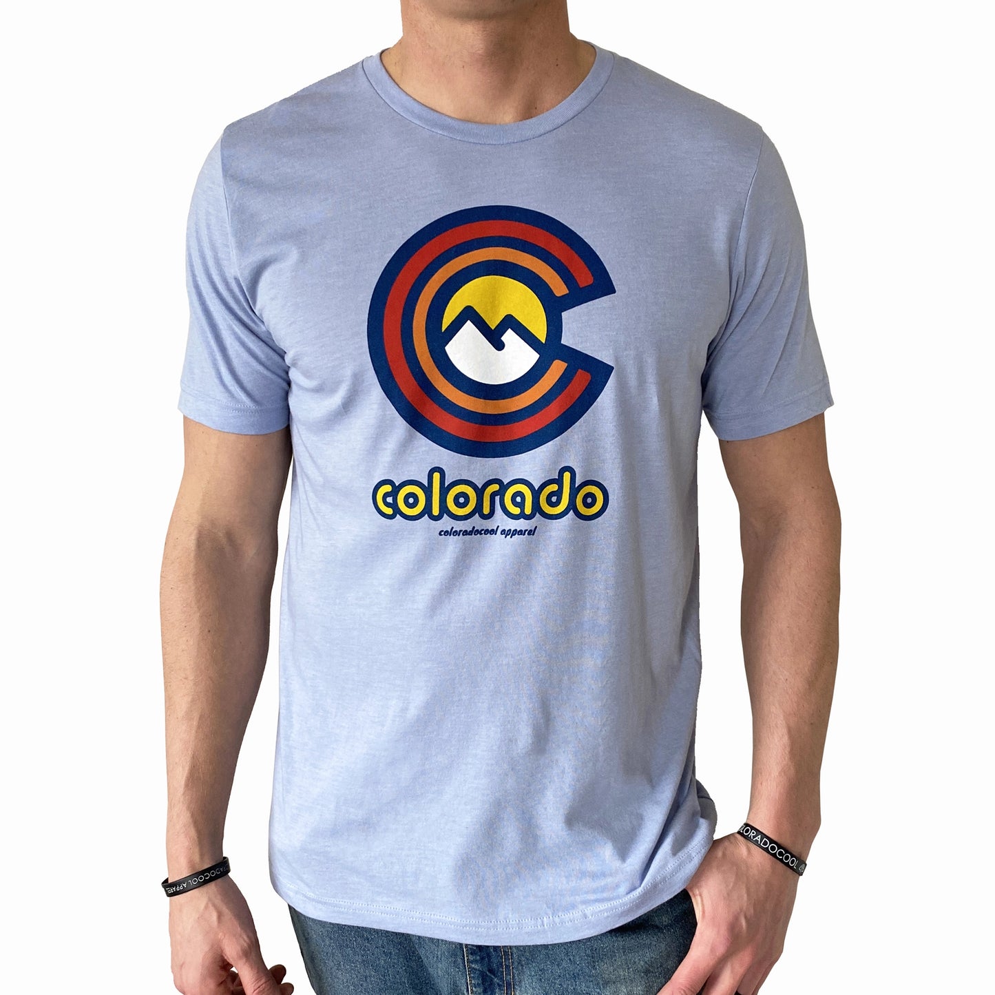 Far Out Men's T-Shirt: Heather Blue