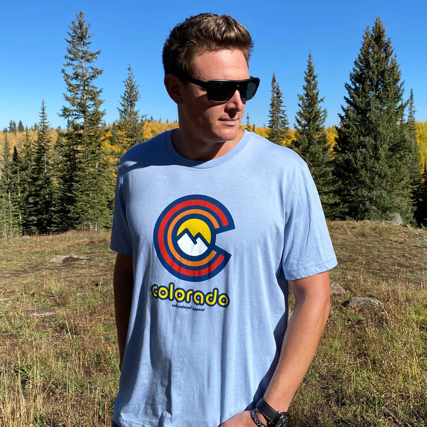 Far Out Men's T-Shirt: Heather Blue