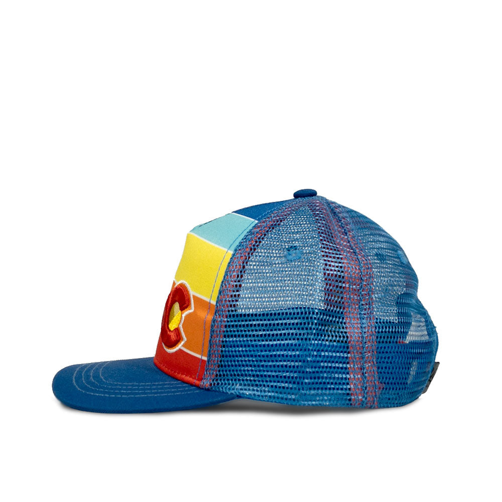 Kids Rainbow Fader Trucker Hat