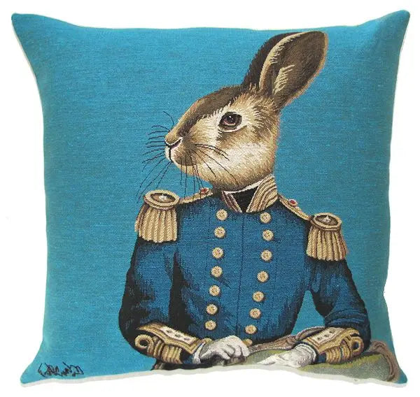 Gentleman Rabbit - Pillow Cover