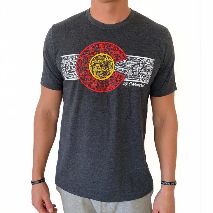 Colorado Flag T-Shirt: Large