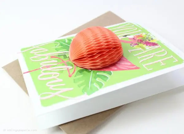Flamingo Fabulous Pop-Up Card