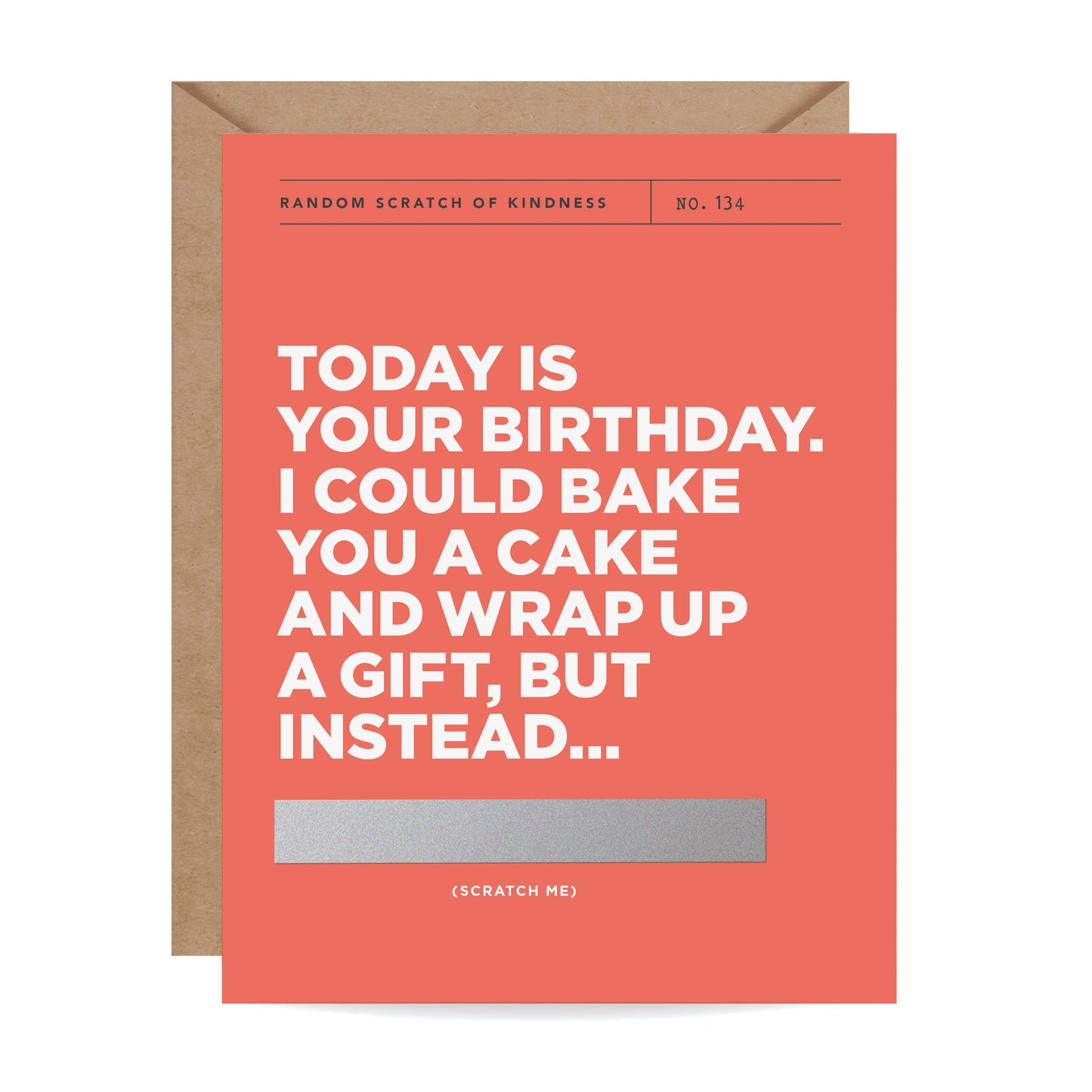 Lets Get Naked, Scratch Off Birthday Card