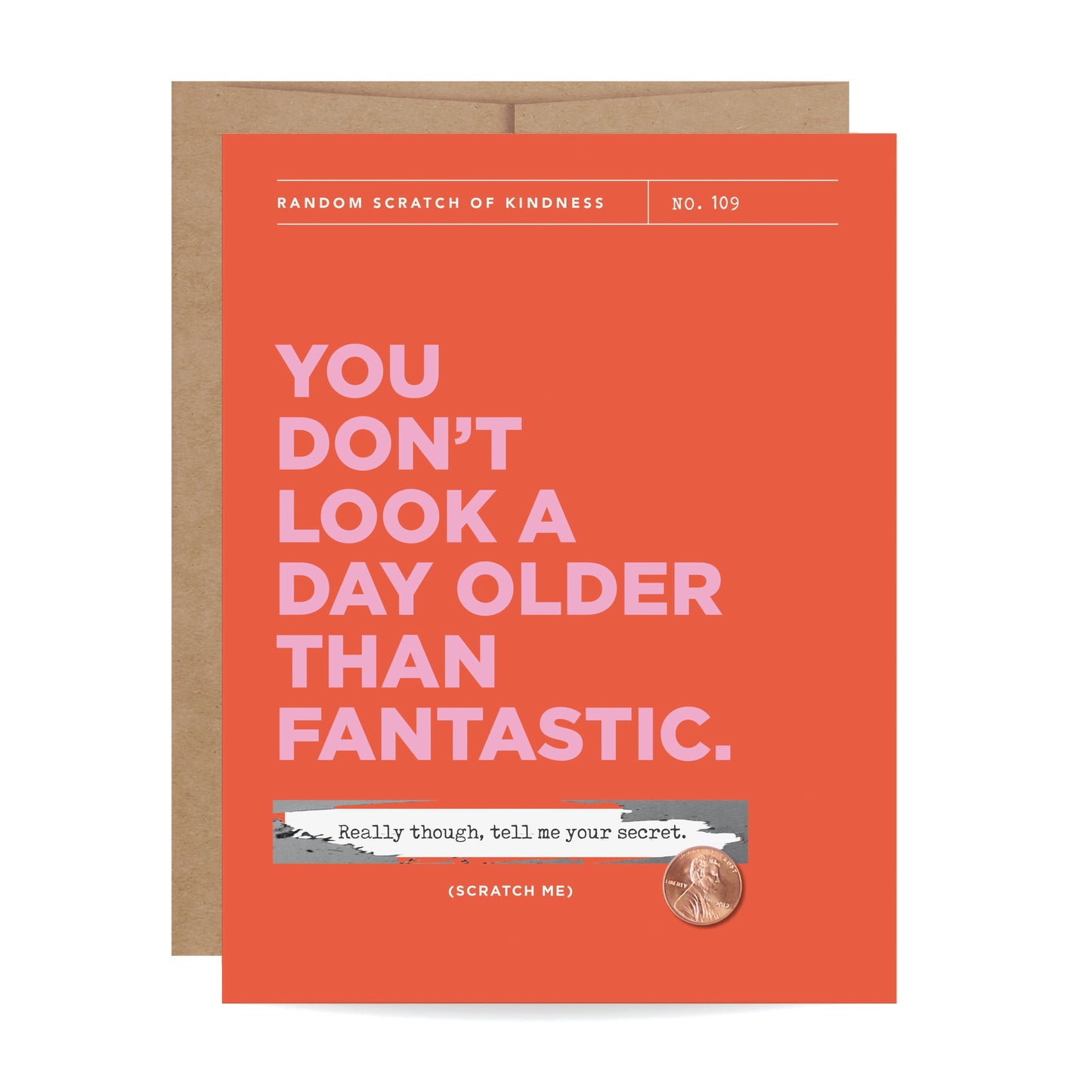 Fantastic, Tell Me Your Secret Scratch Off Card