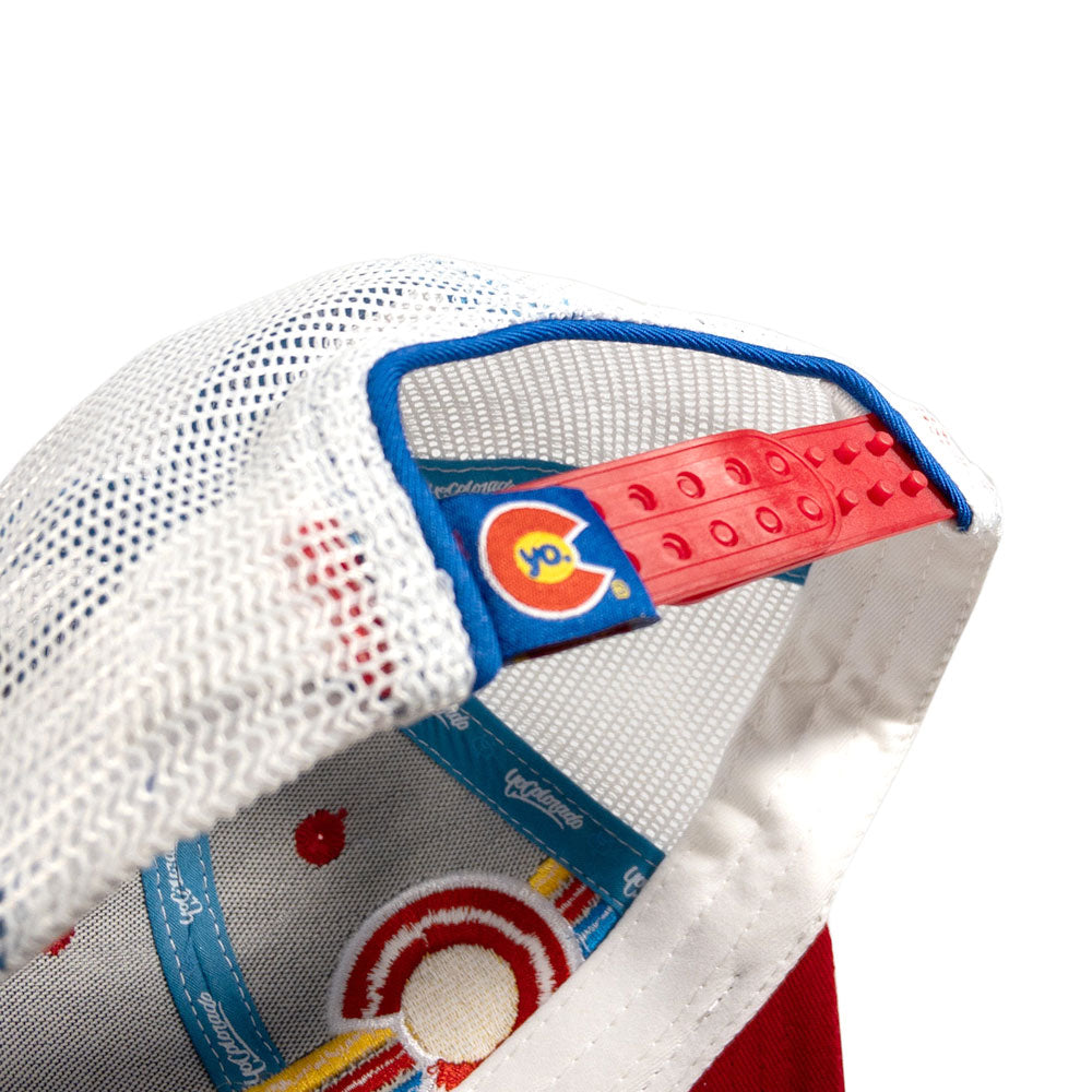 Candy-striped Kids Trucker Hat