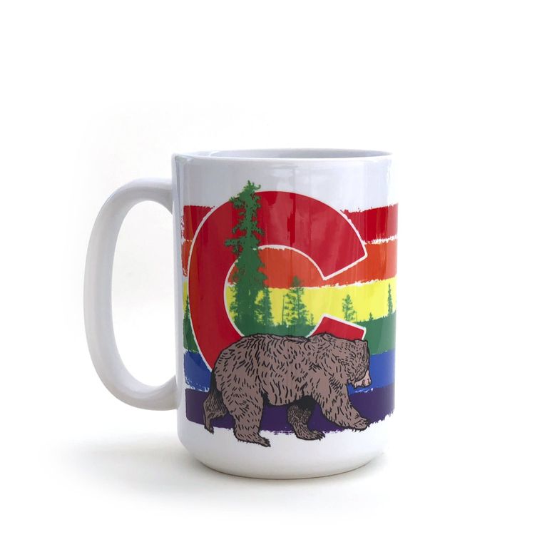 Colorado Gay Pride Ceramic Cup