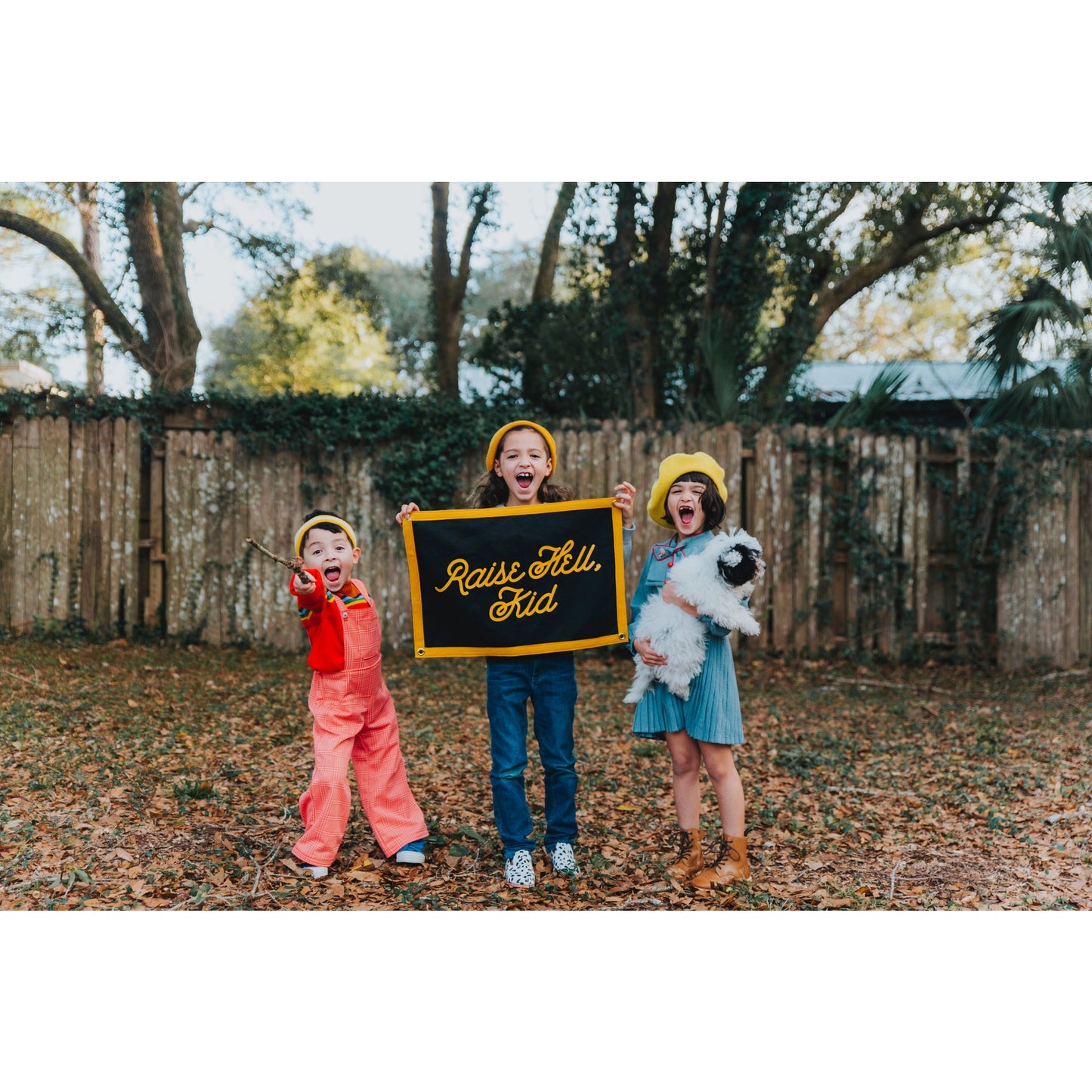 Raise Hell, Kid. Camp Flag
