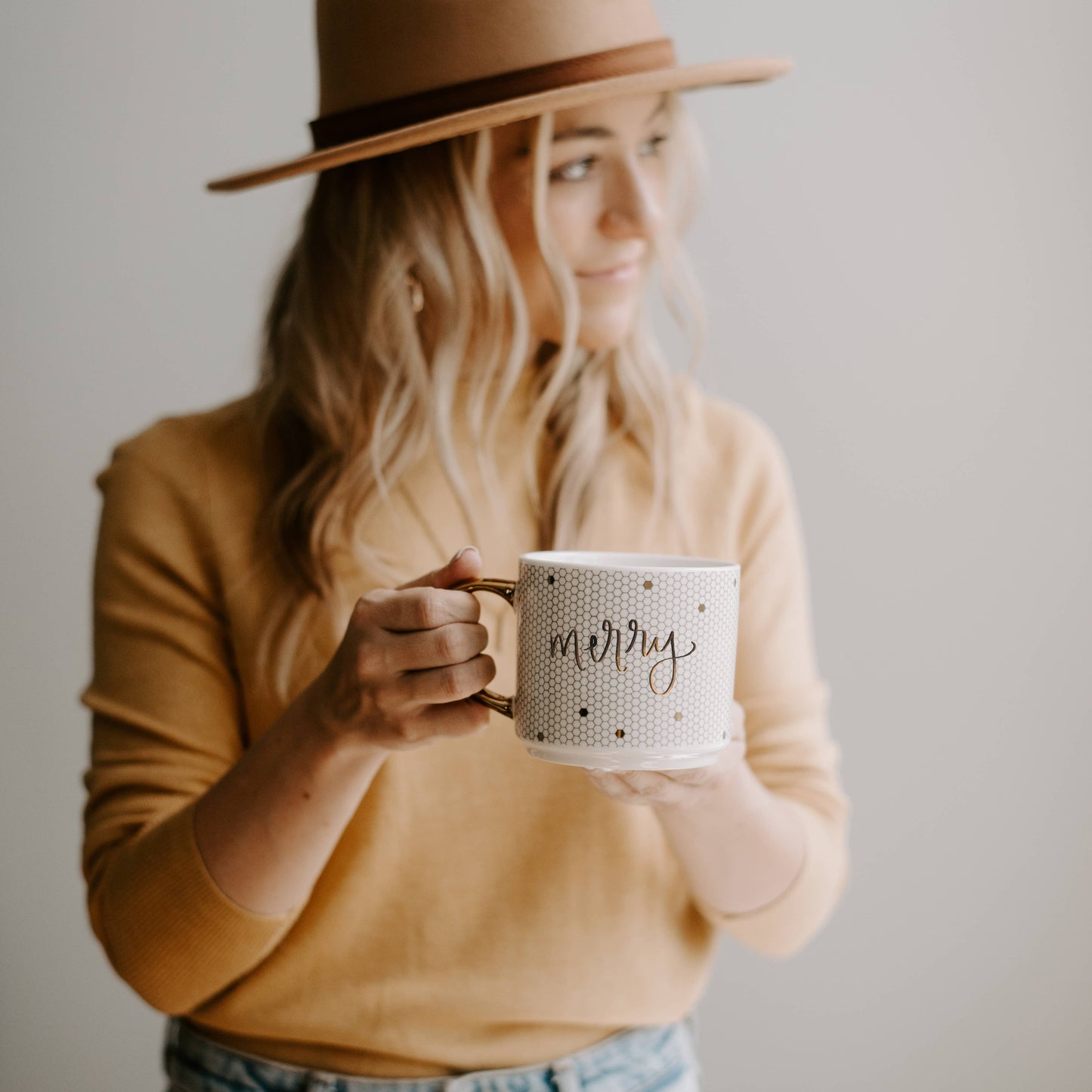 Merry Honeycomb Coffee Mug