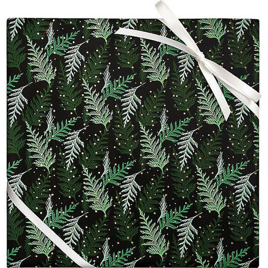 Holiday Cedar Branches Stone Paper Roll Wrap