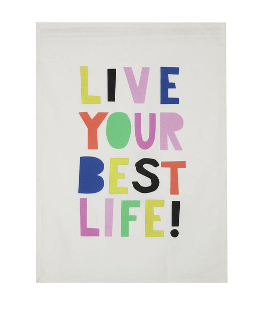 Live Your Best Life Kitchen Towel