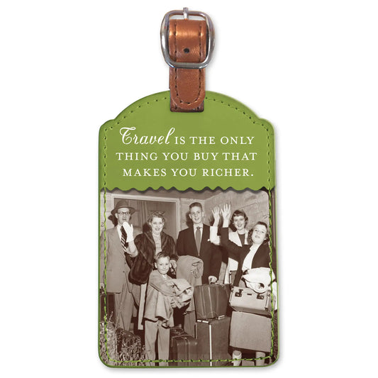 Travel makes You Richer - Luggage Tag