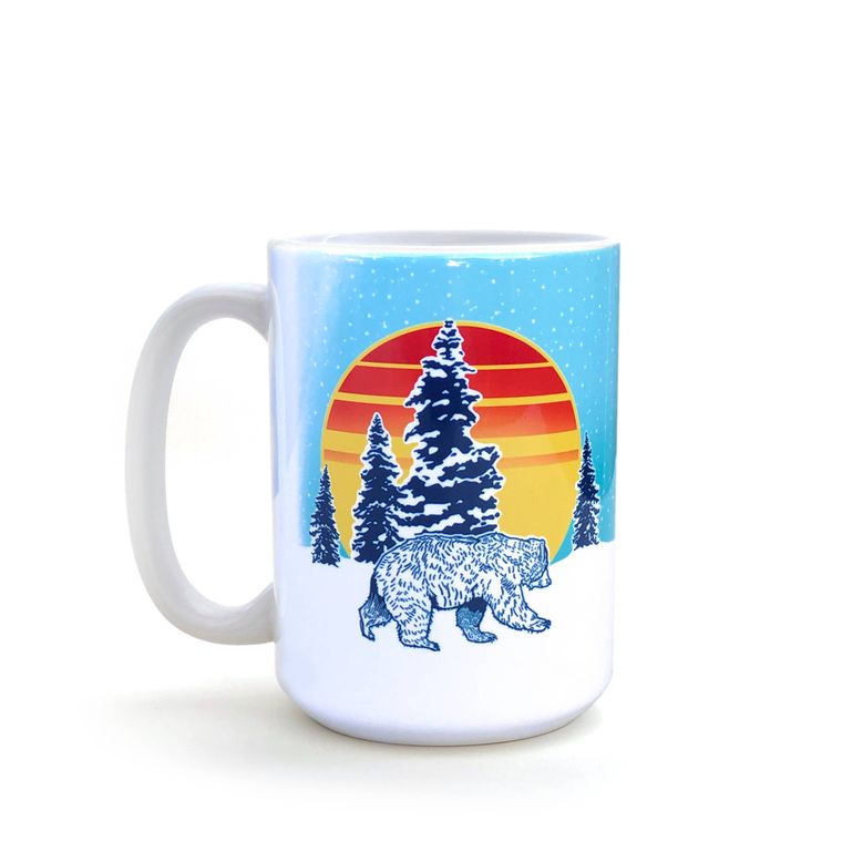 Winter Mountain Bear Cup