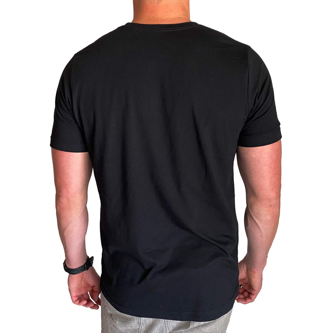 Topographical Men's T-Shirt: Black: Large