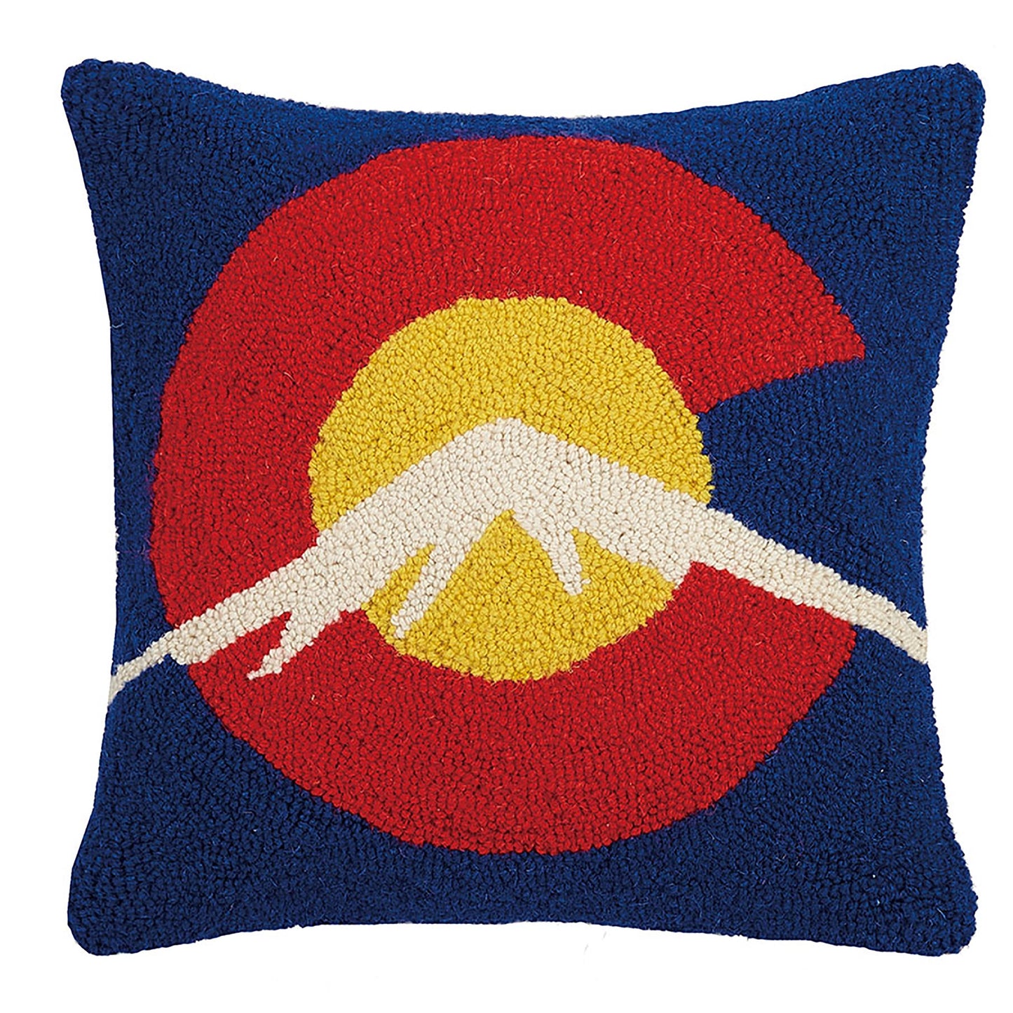 Colorado  -Square Hook Pillow
