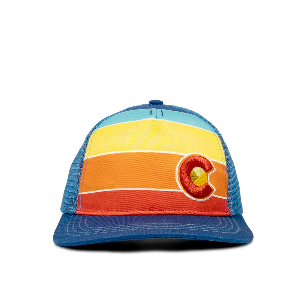 Kids Rainbow Fader Trucker Hat