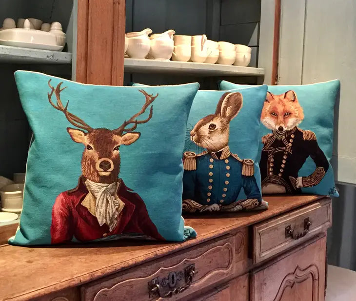 Gentleman Rabbit - Pillow Cover