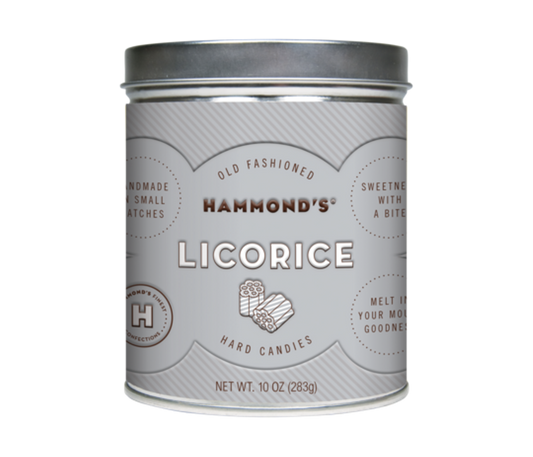 Licorice Drops: Hammond's Candies