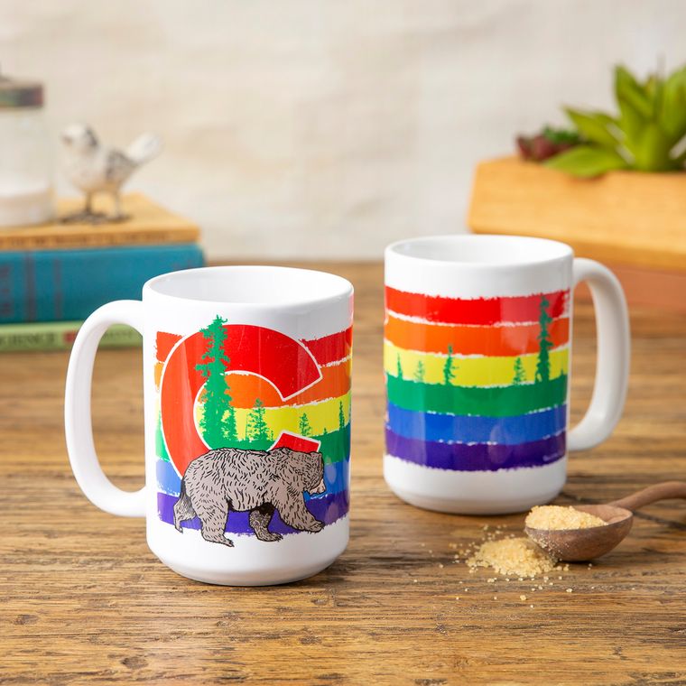 Colorado Gay Pride Ceramic Cup