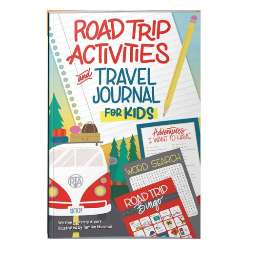 Road Trip Activities & Travel Journal For Kids