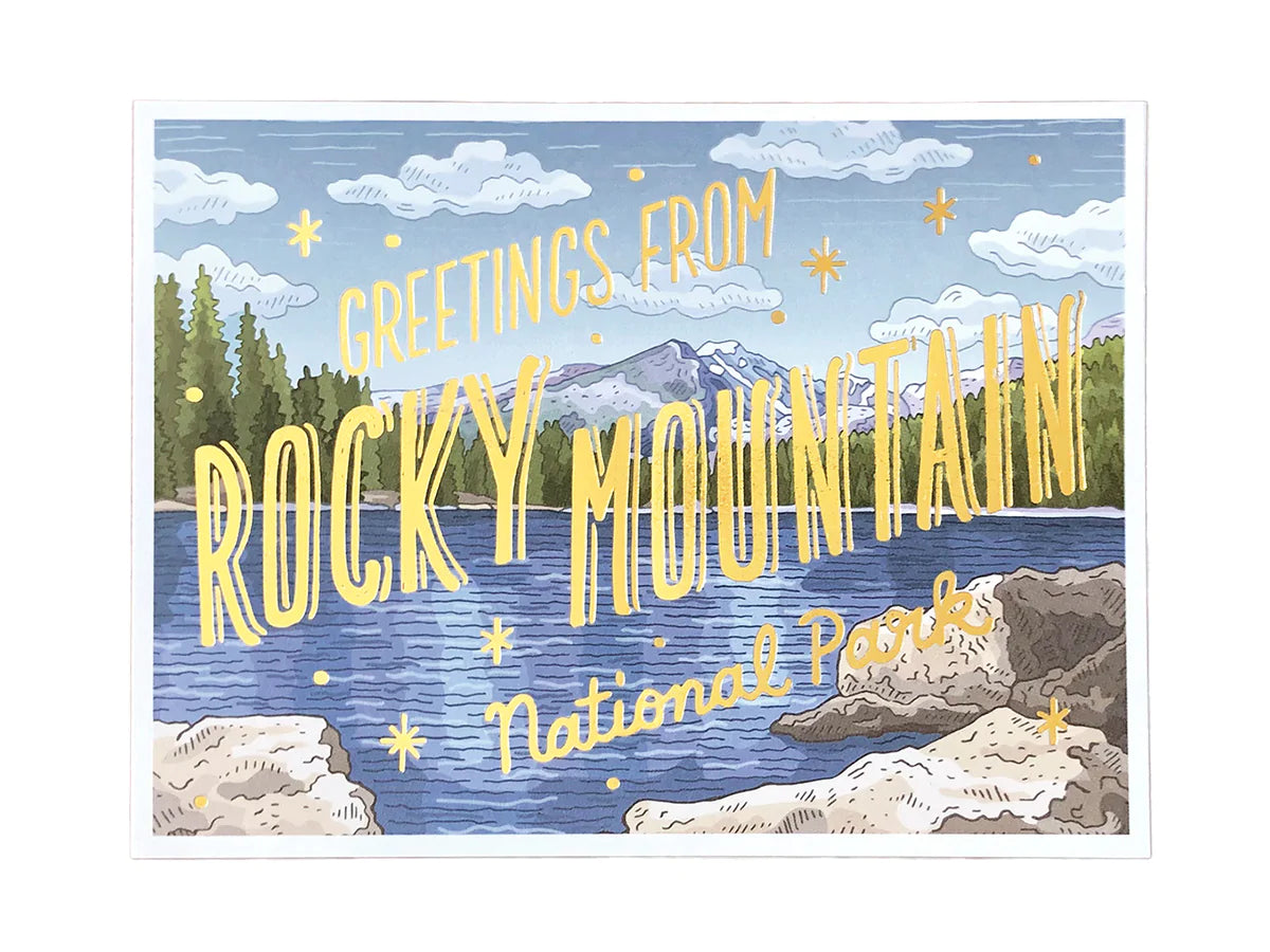 Rocky Mountain Colorado Postcard
